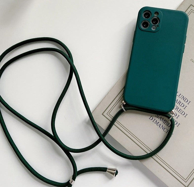 iPhone XR Crossbody Handykette mit Schutzhülle