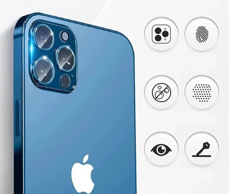 3D Kamera-Glas-Schutz für iPhone 15 Pro - Kameraschutz für maximalen Schutz