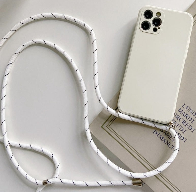 iPhone 14 Crossbody Handykette mit Schutzhülle