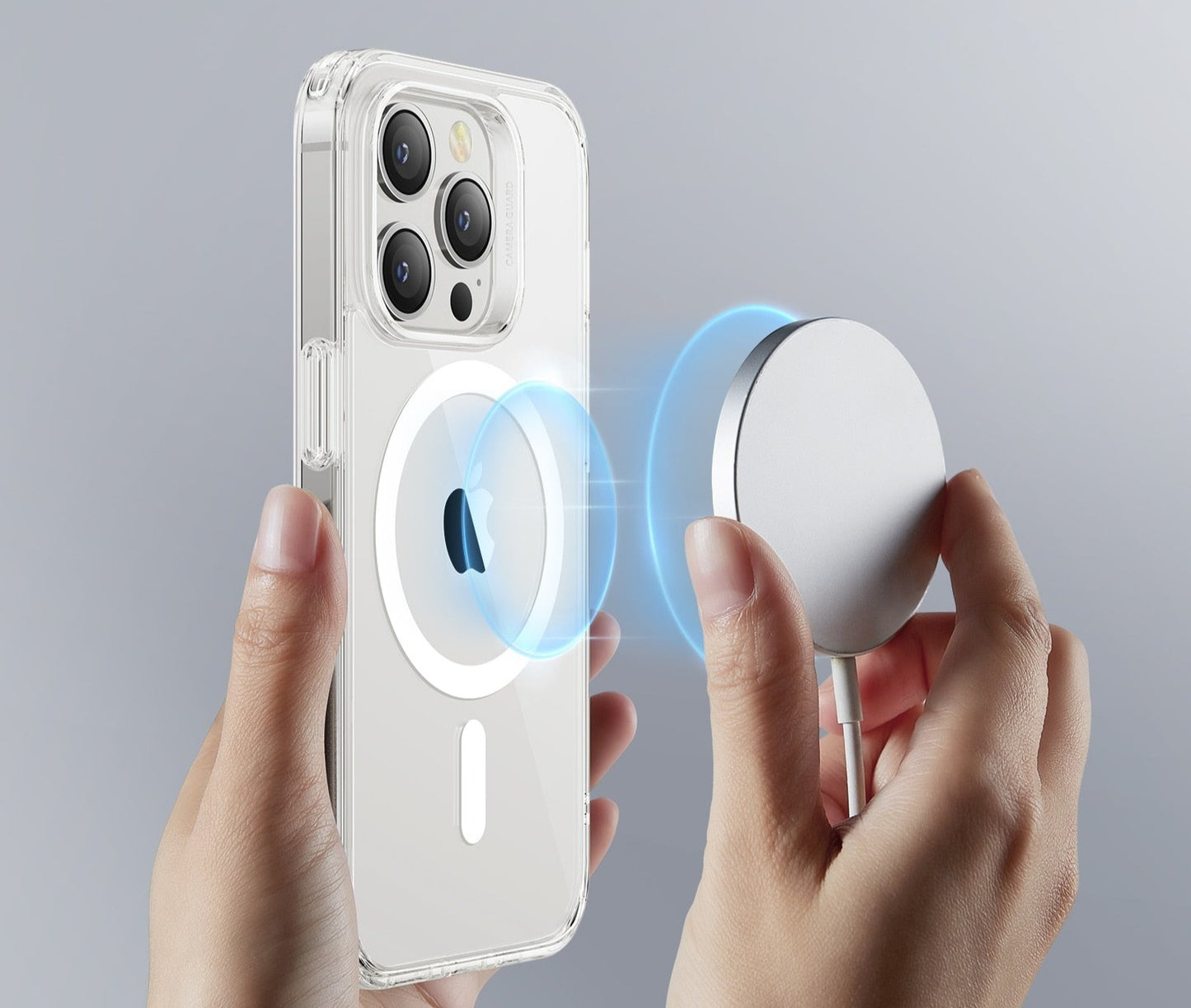 iPhone 14 Pro Max Transparente Case - GRATIS Display & Kameraschutz