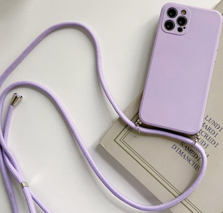 iPhone 14 Crossbody Handykette mit Schutzhülle