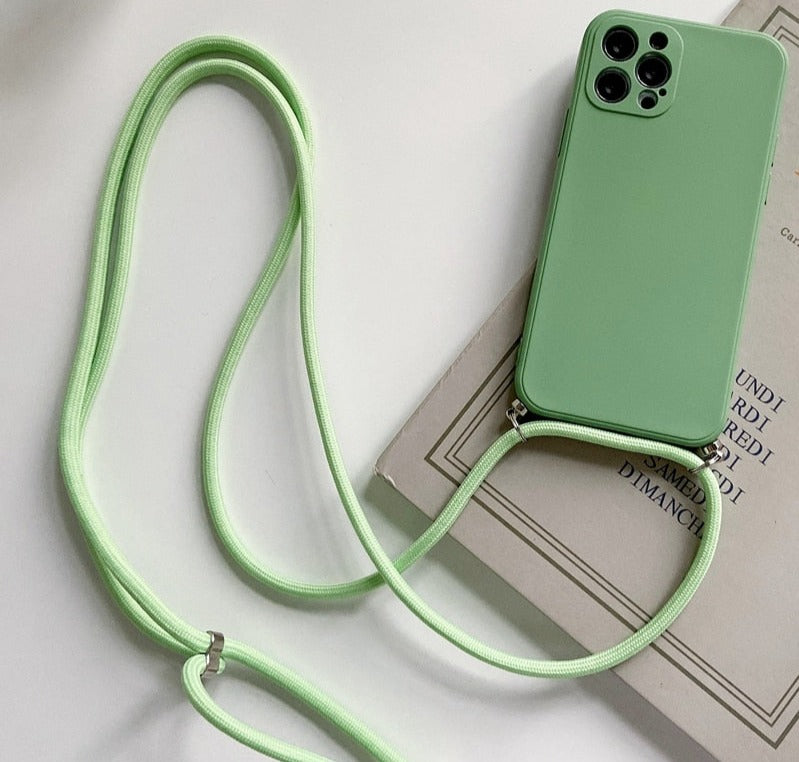 iPhone XR Crossbody Handykette mit Schutzhülle