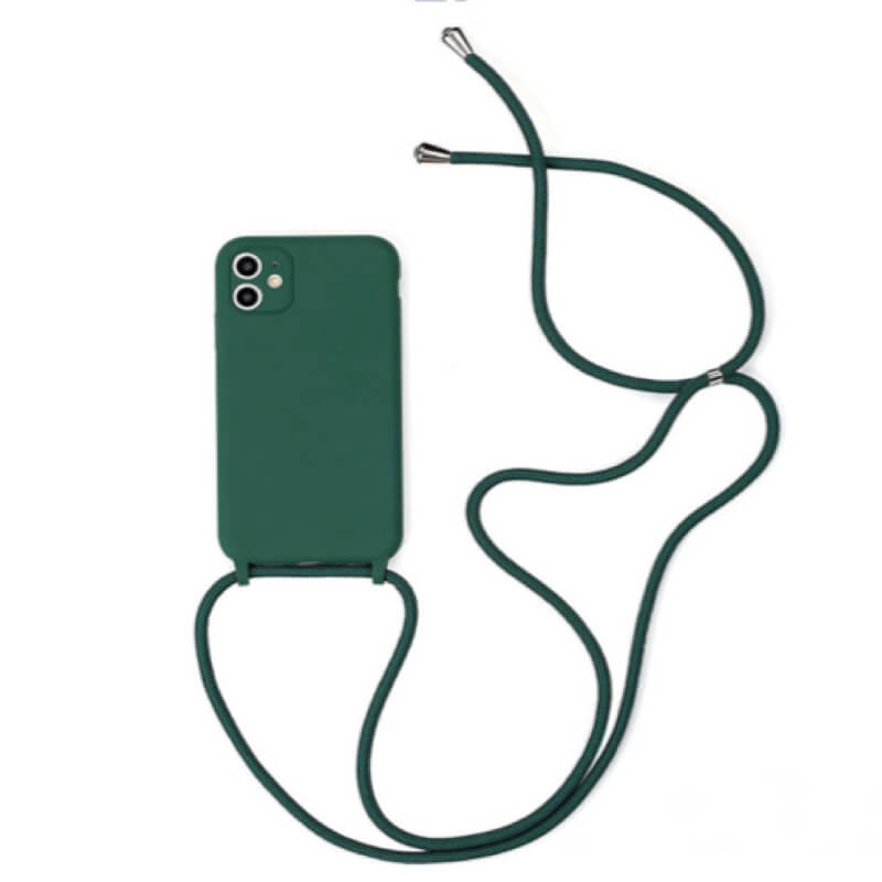 iPhone 15 Plus Crossbody Handykette mit Schutzhülle