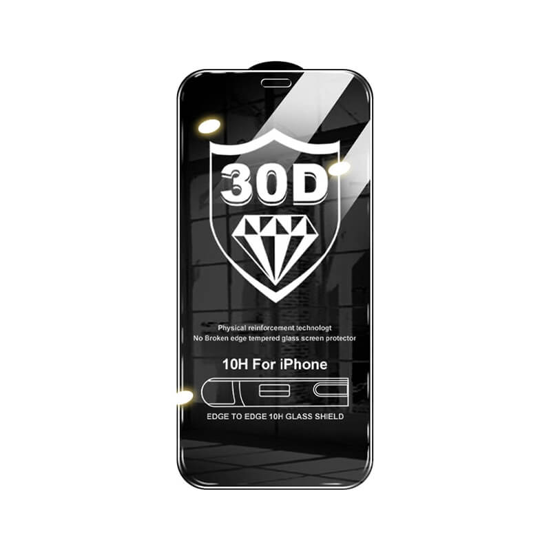 Displayschutzfolie iPhone 15 Pro Randfarbe wählbar