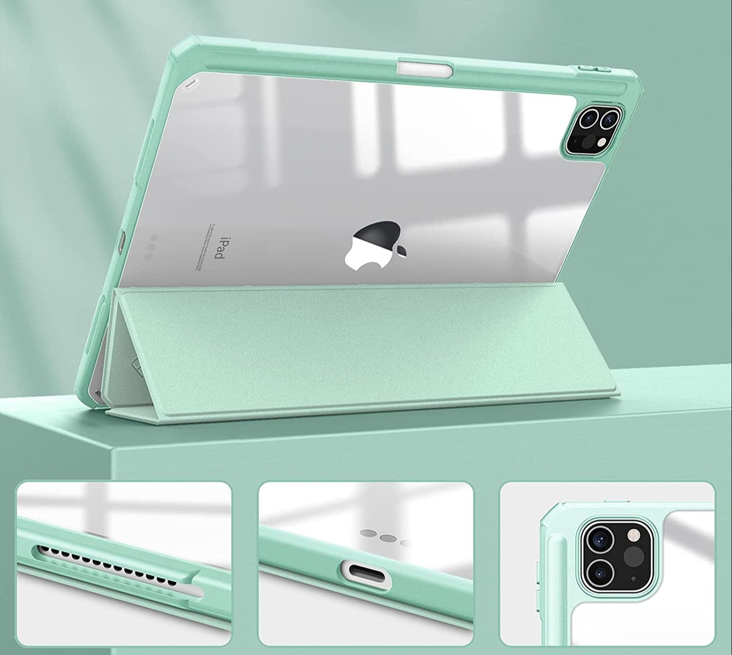 iPad Pro 12,9" 2021/2022 Transparente Pencil Case