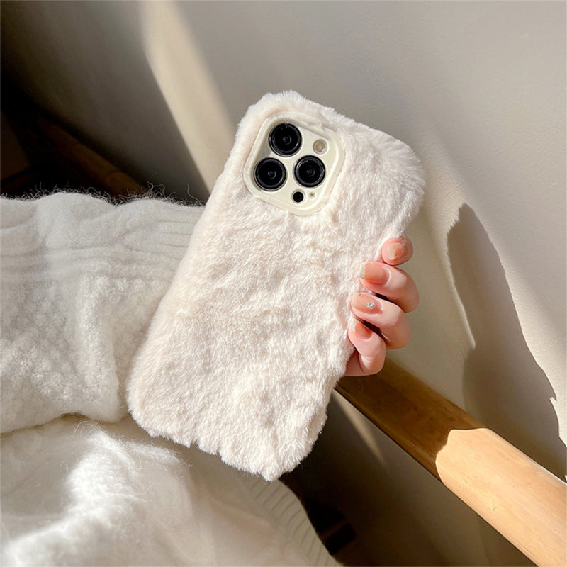 iPhone 14 Pro Max Case im luxuriösem Pelz-Design