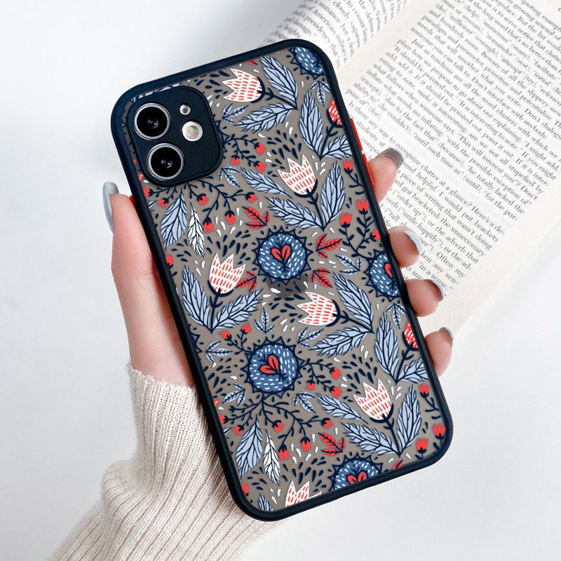 iPhone X/XS matte Silikon Hülle in verschiedenen Designs