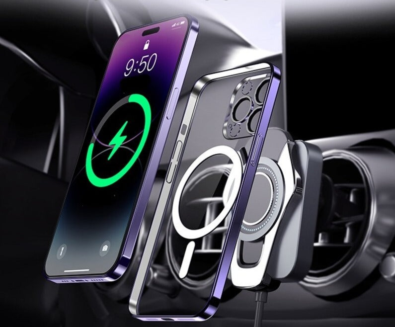 iPhone 13 Transparente Case mit farbigen Akzenten & MagSafe