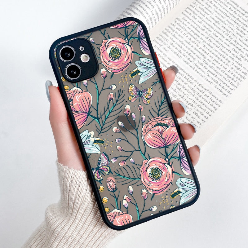 iPhone X/XS matte Silikon Hülle in verschiedenen Designs
