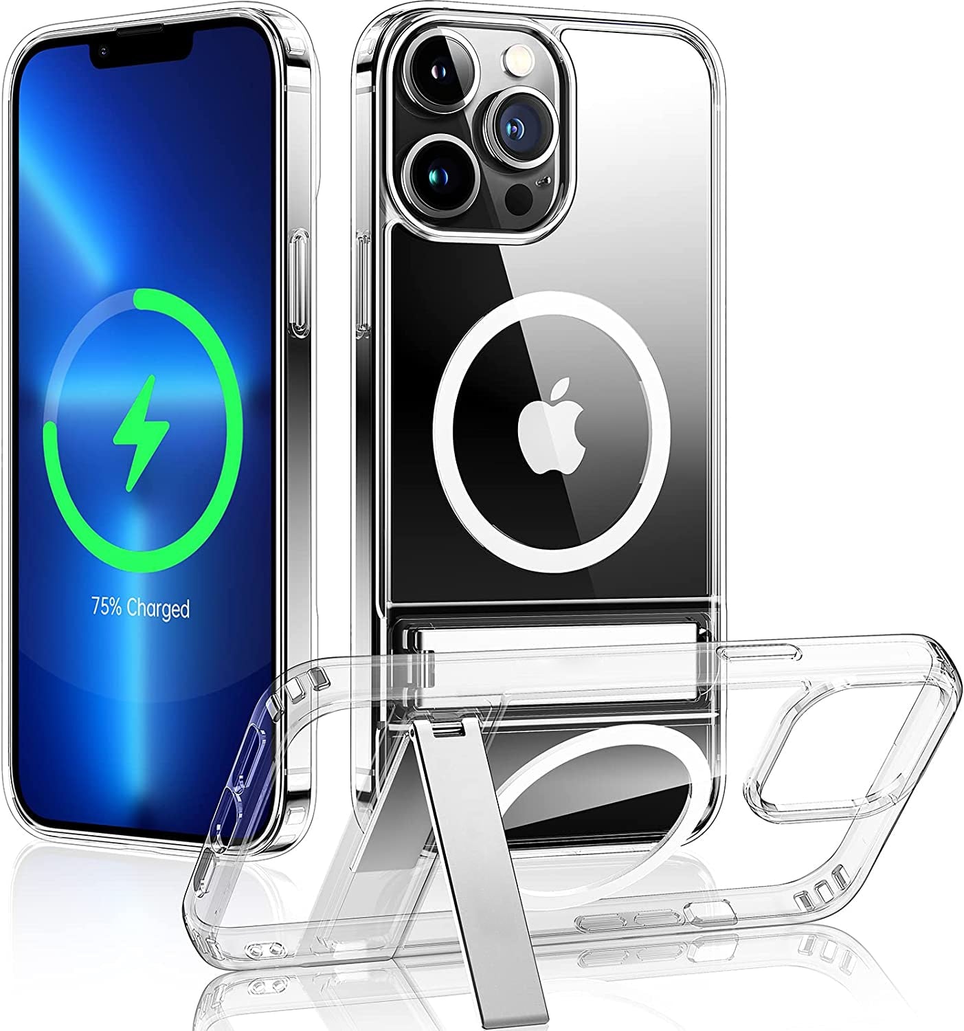 iPhone 15 Plus Clear Case mit MagSafe & Ständer