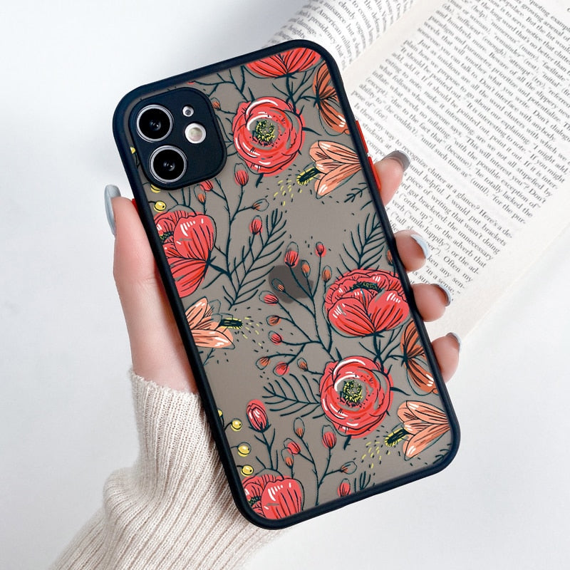 iPhone X/XS matte Silikon Hülle in verschiedenen Designs