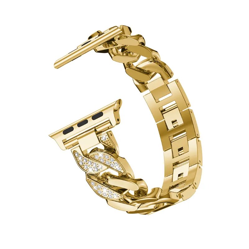 Brillantverziertes Armband für Apple Watch - Glamour am Handgelenk