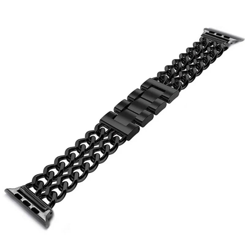 NEU: Edelstahl Armband für Apple Watch - zweireihiges Gliederarmband-Design