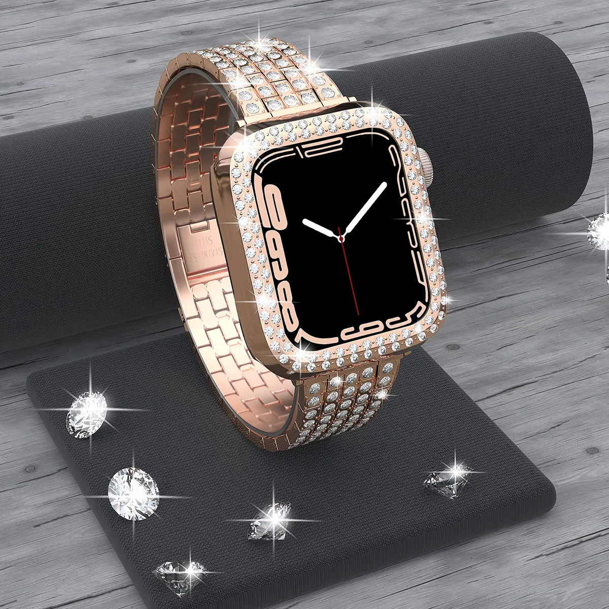 Apple Watch Diamantglitzer-Armband, Schutzhülle & GRATIS Pin-Kit Set