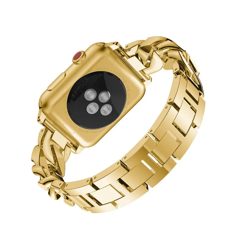 Brillantverziertes Armband für Apple Watch - Glamour am Handgelenk