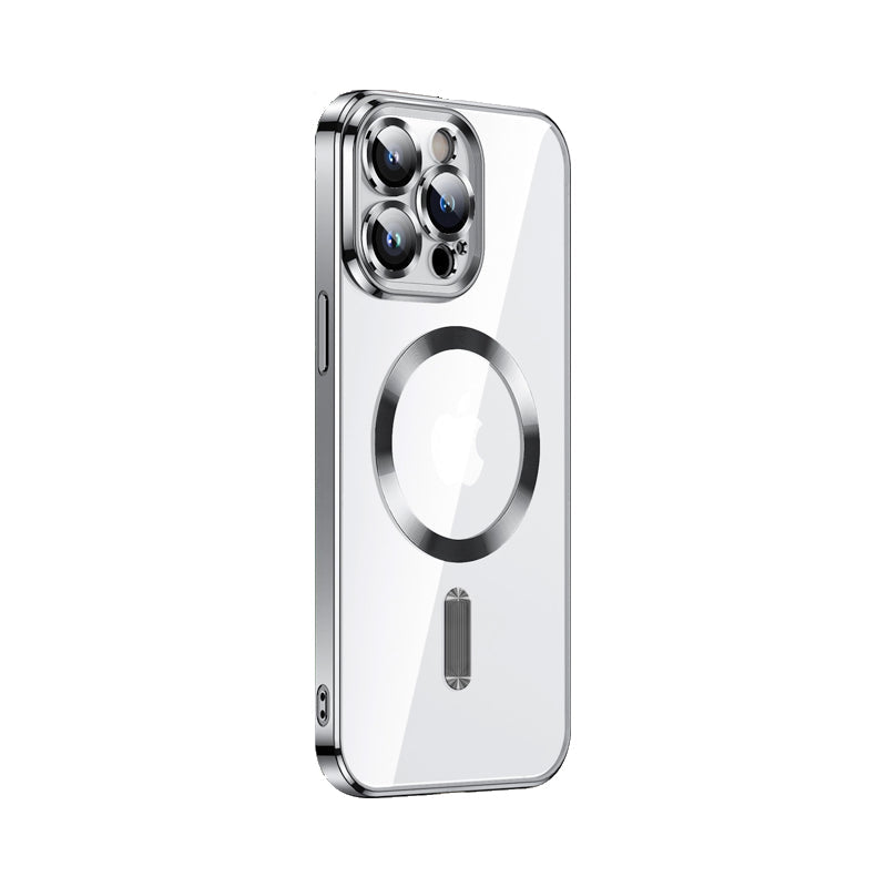 iPhone 14 Pro Max Transparente Case mit farbigen Akzenten & MagSafe