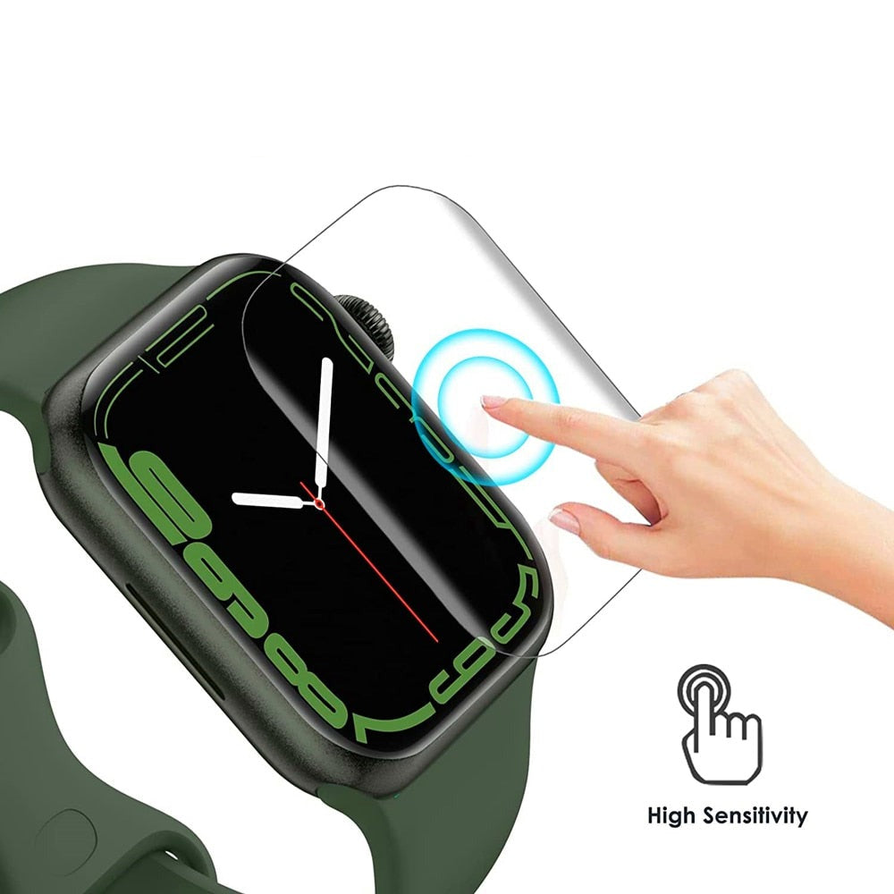 4er Set Apple Watch Hydrogel Screen Protector
