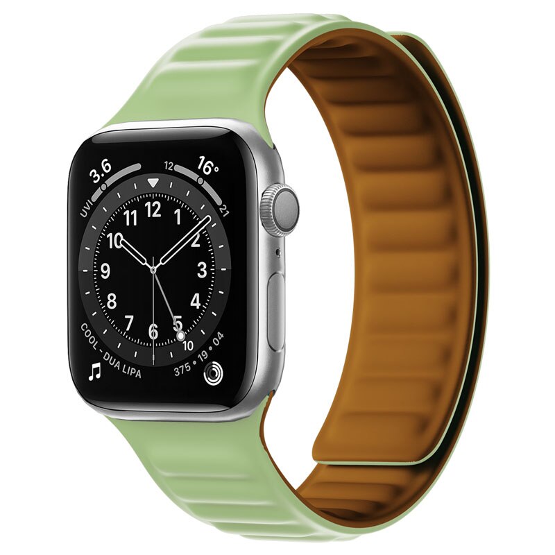Apple Watch Silikon Link strap mit magnetischer Schleife