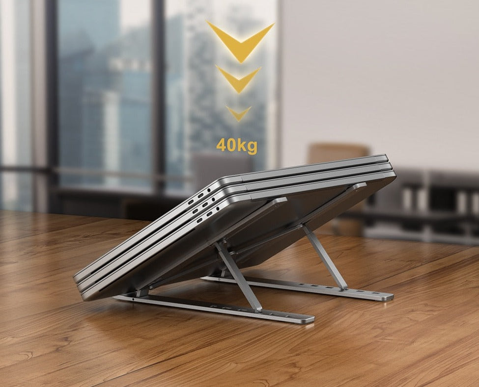 Tragbarer Laptop Aluminium Stand