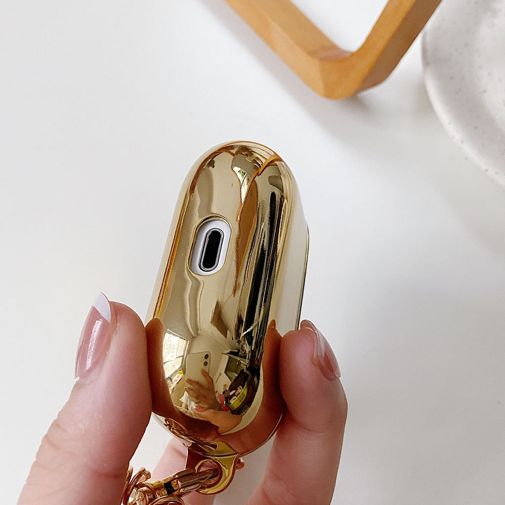 AirPods Case in galvanisiertem Gold