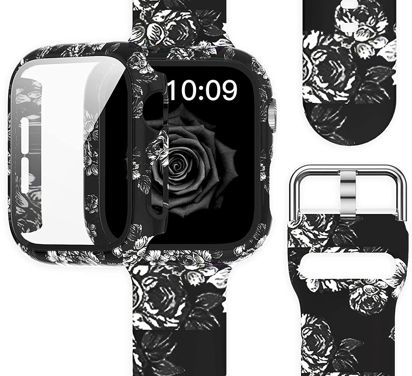 Apple Watch Silikon Armband + Displayschutz
