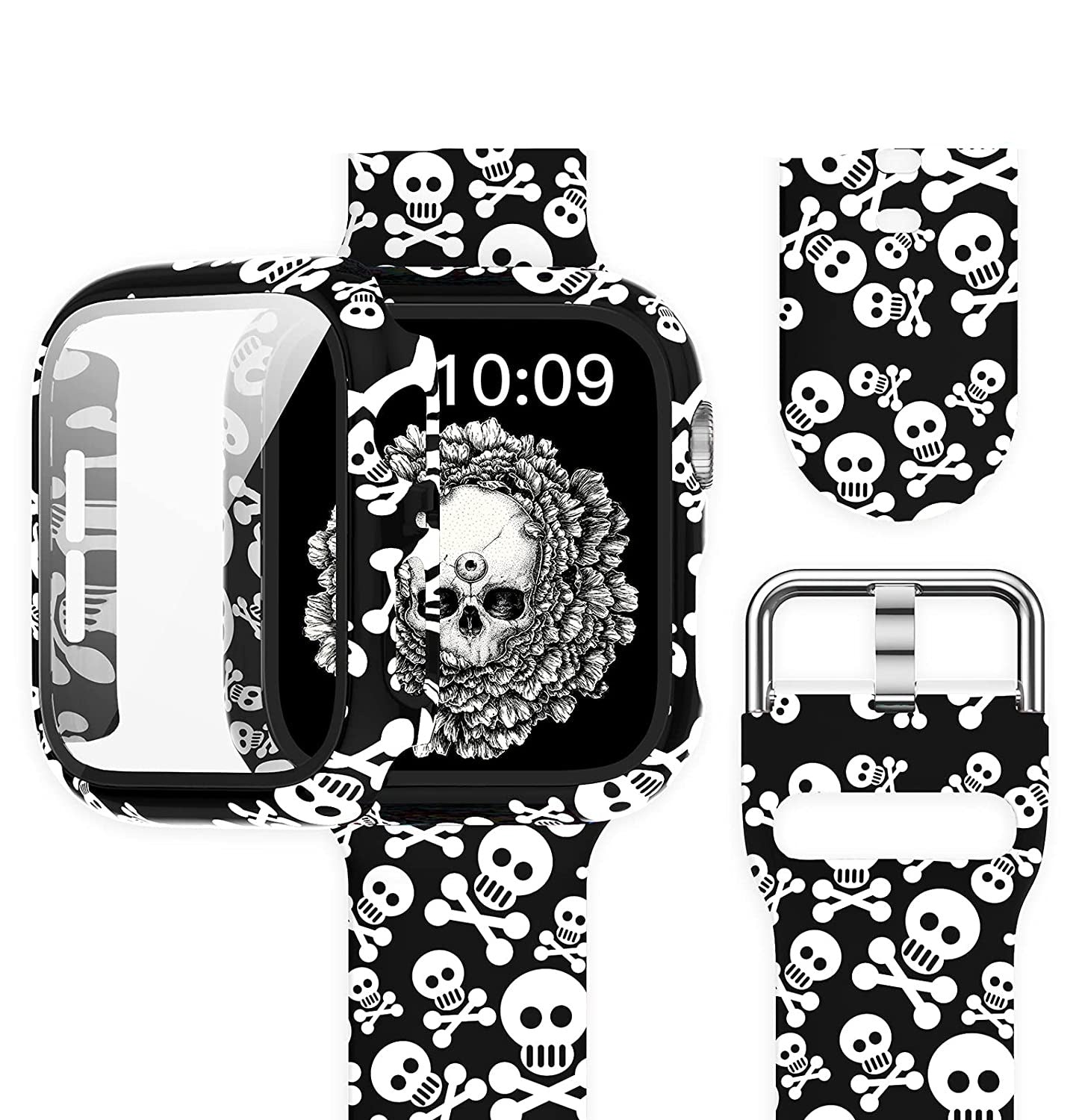 Apple Watch Silikon Armband + Displayschutz