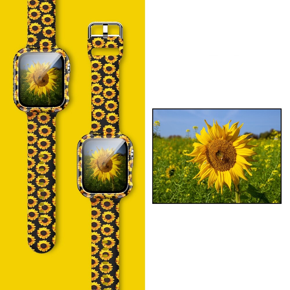 Apple Watch Silikon Armband + Displayschutz