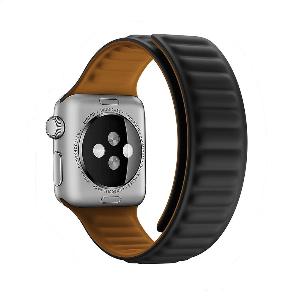 Apple Watch Silikon Link strap mit magnetischer Schleife