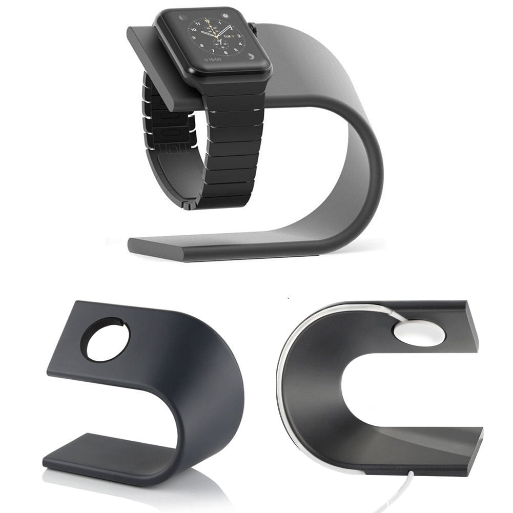 Hochwertiger Aluminium Halter für Apple Watch - Eleganter Ladestand