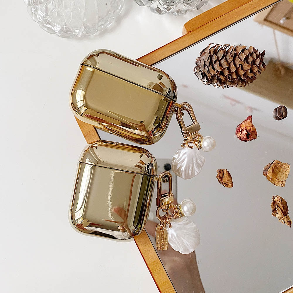 AirPods Case in galvanisiertem Gold