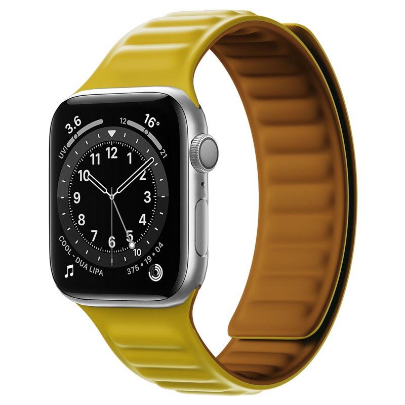 Apple Watch Silikon Link strap mit magnetischer Schleife