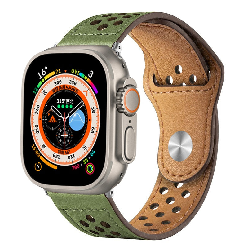 Lederarmband für Apple Watch - Verleihe Deiner Uhr einen Hauch von Eleganz