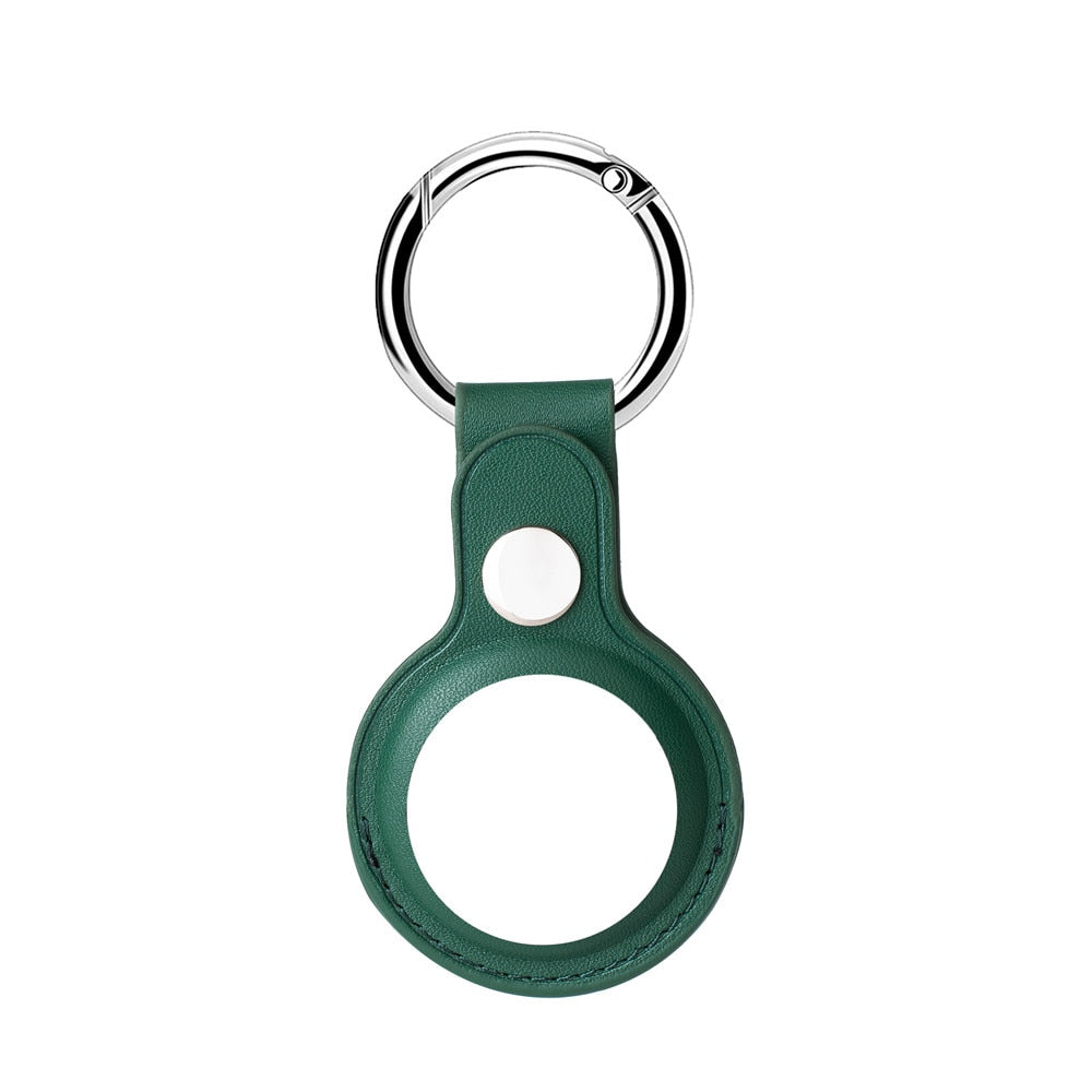 AirTag Luxuriöse Leder Keychain Schutzhülle