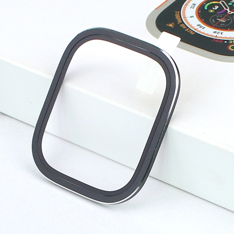 Apple Watch Ultra Screen Protector mit Metallrahmen