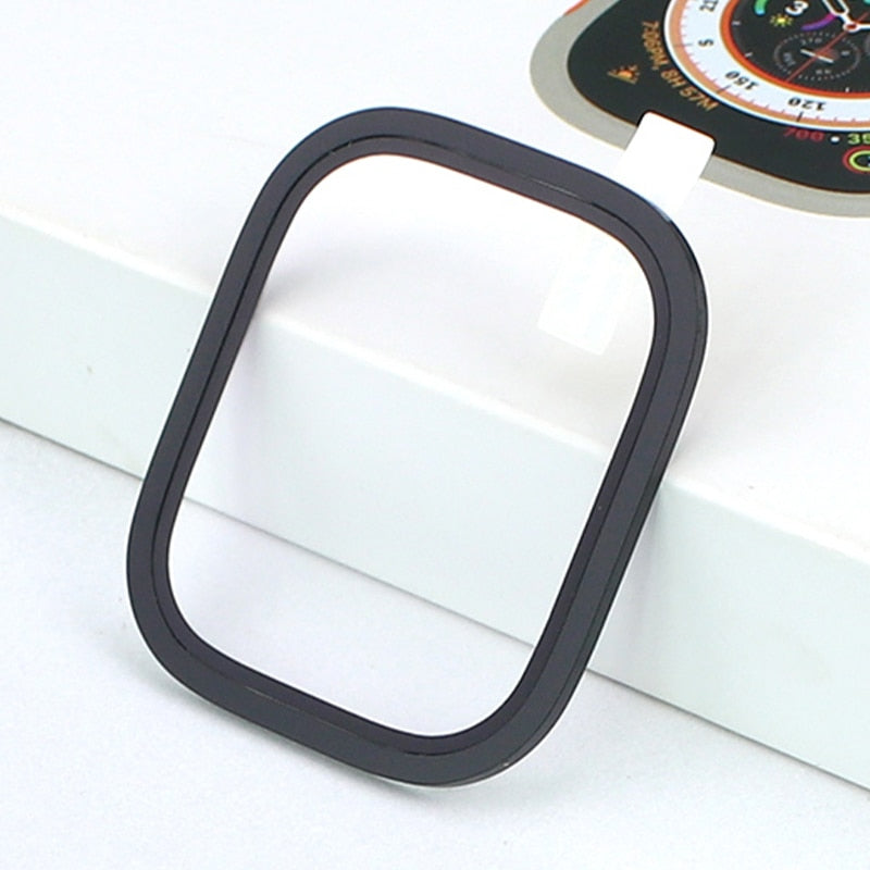 Apple Watch Ultra Screen Protector mit Metallrahmen
