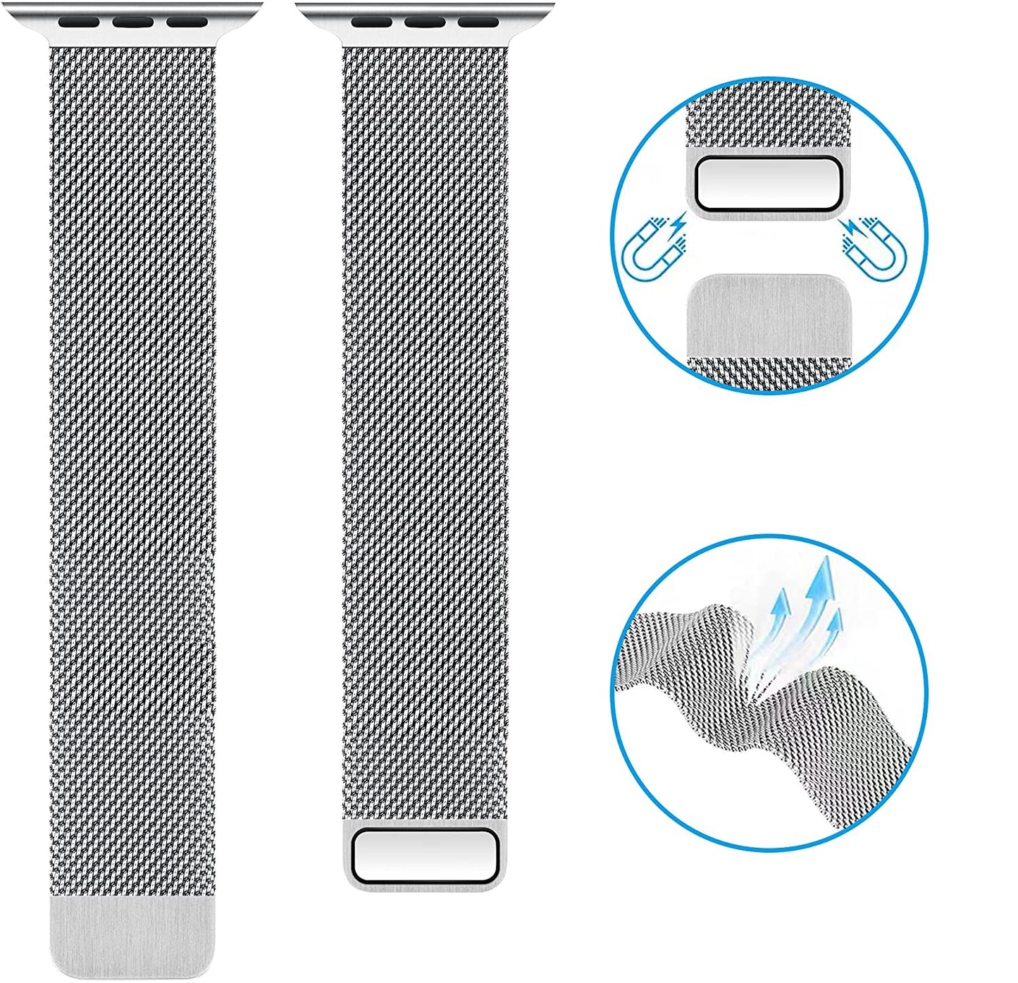 Apple Watch Milanese Edelstahl Armband