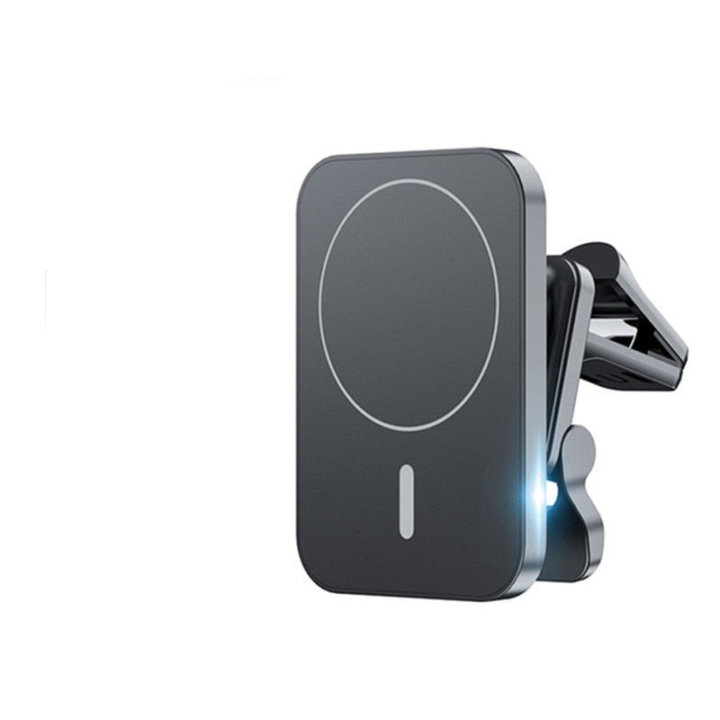 Magnetische Kfz-Luftauslass-Halterung mit kabellosem 30W-Ladegerät für iPhone 12/13/14 MagSafe
