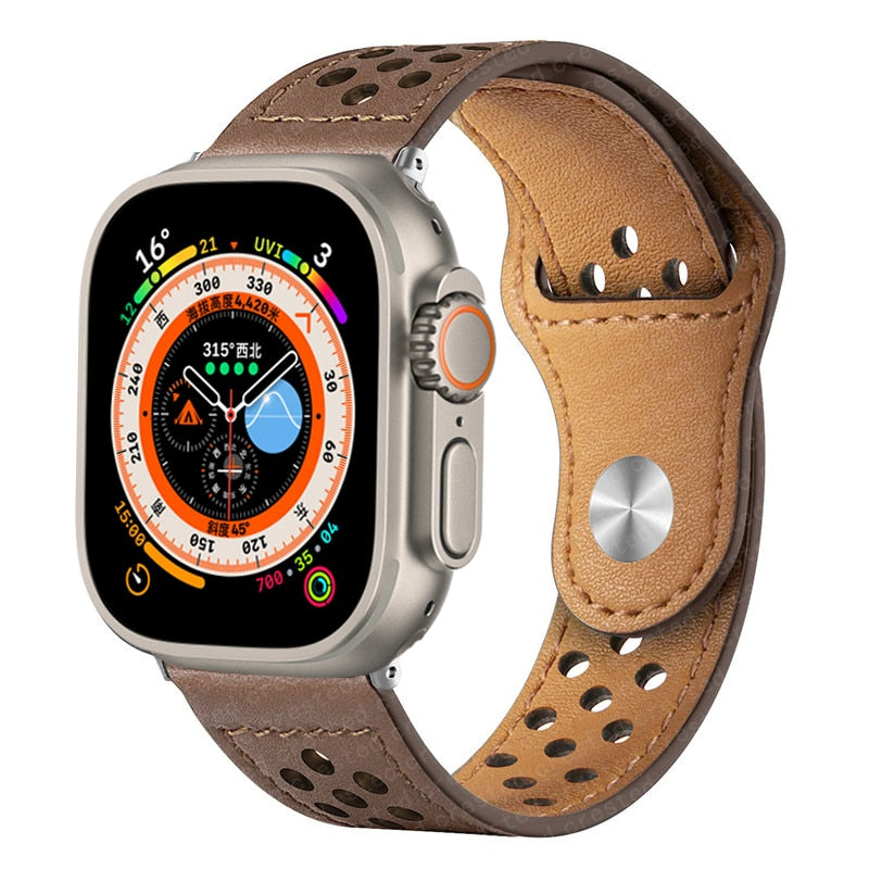 Lederarmband für Apple Watch - Verleihe Deiner Uhr einen Hauch von Eleganz