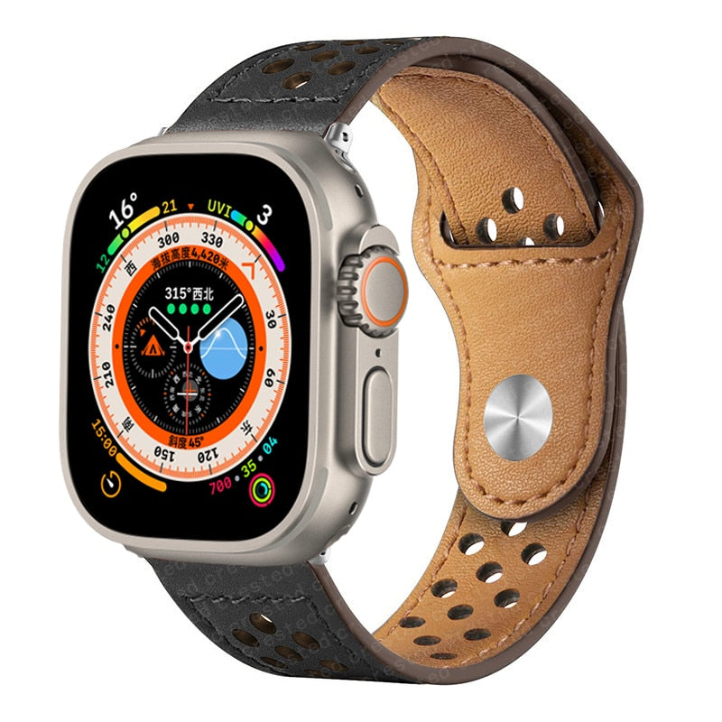 Lederarmband für Apple Watch - Verleihe Deiner Uhr einen Hauch von Eleganz