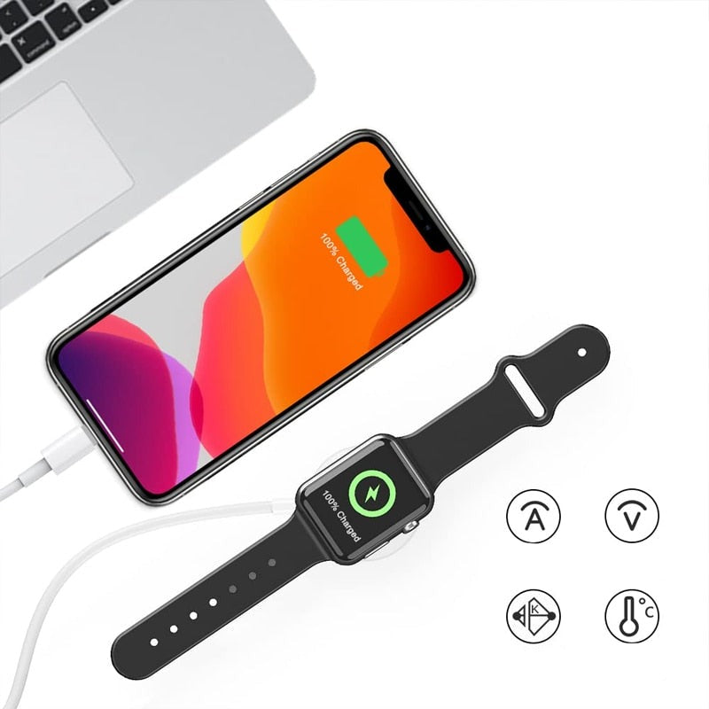 3-in-1 Ladekabel für Apple Watch und iPhone - Lade Deine Geräte überall auf