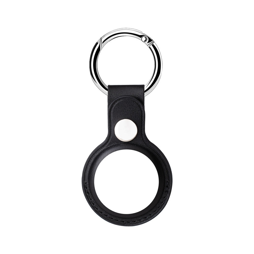 AirTag Luxuriöse Leder Keychain Schutzhülle