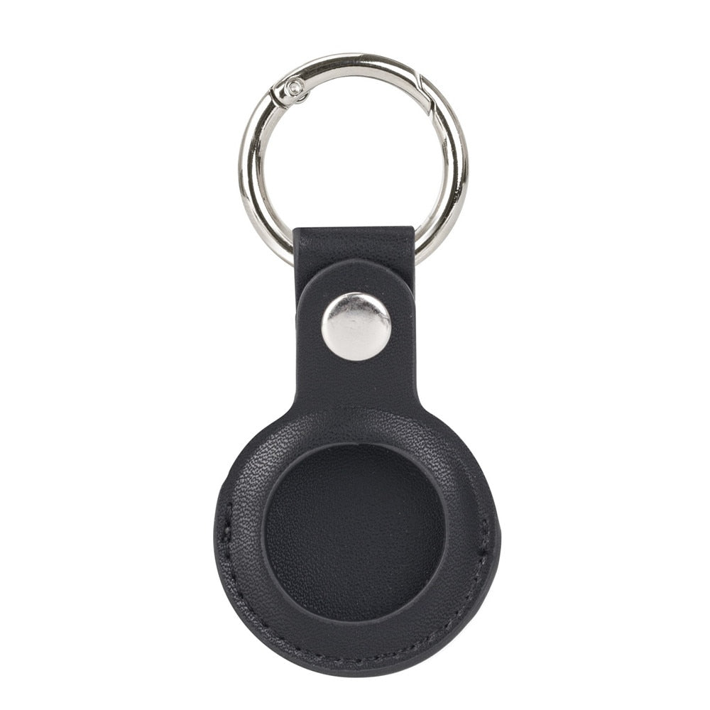AirTag Luxuriöse Leder Keychain Schutzhülle