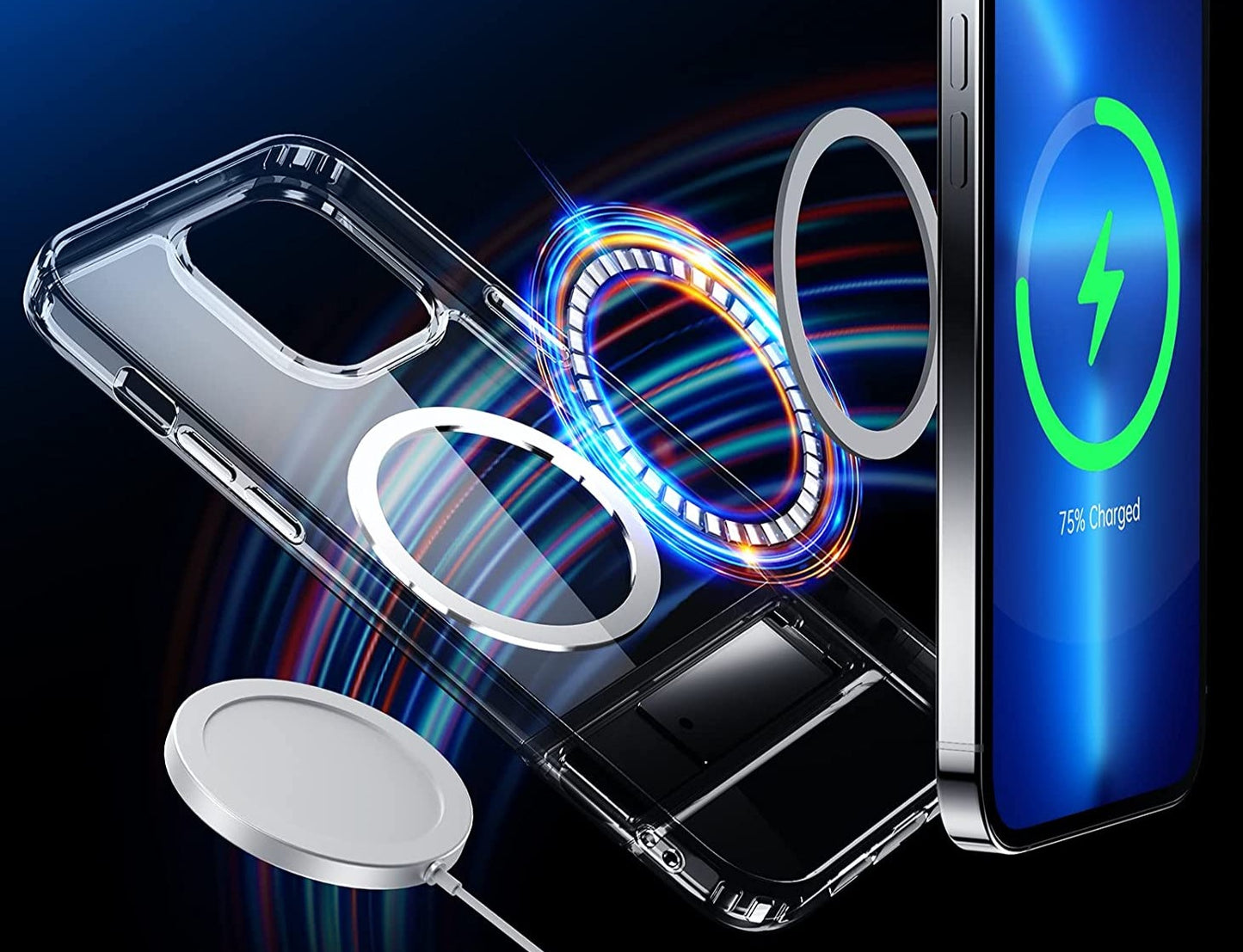 iPhone 14 Pro Max Clear Case mit MagSafe & Ständer