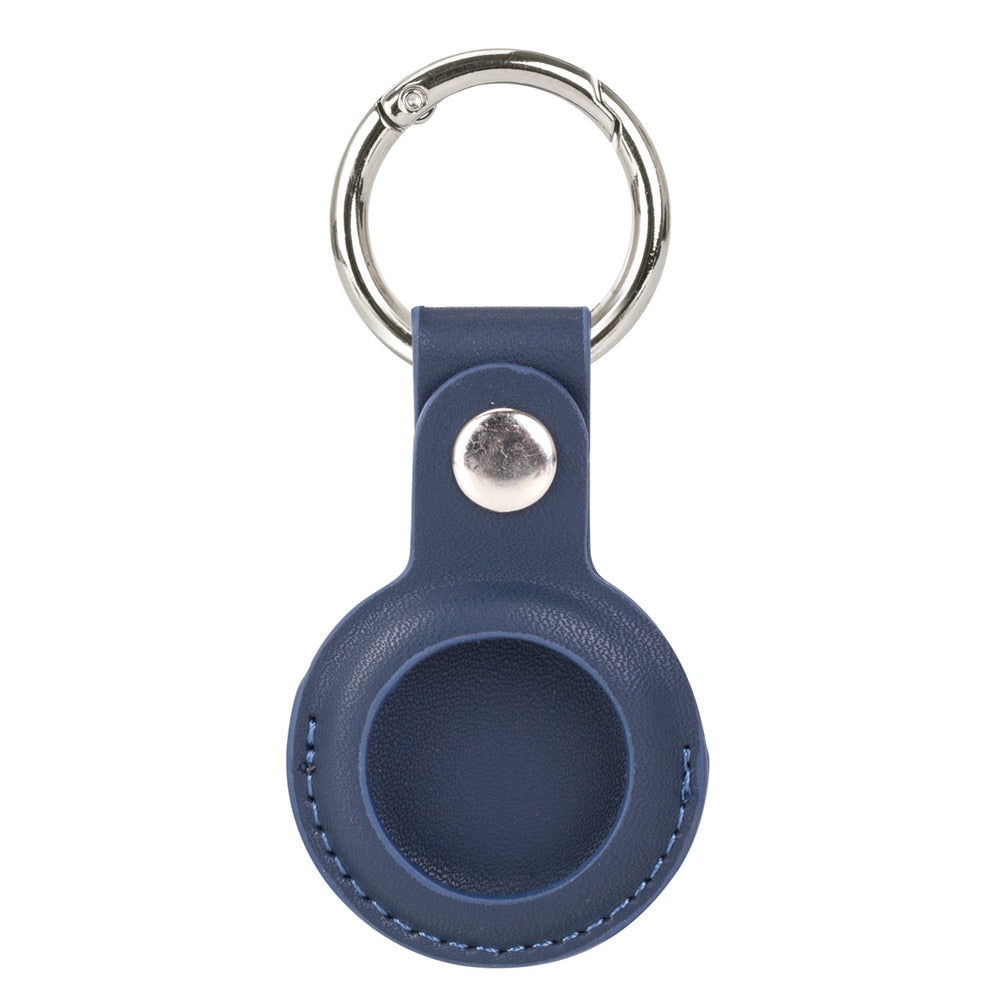 AirTag Luxuriöse Leder Keychain Schutzhülle