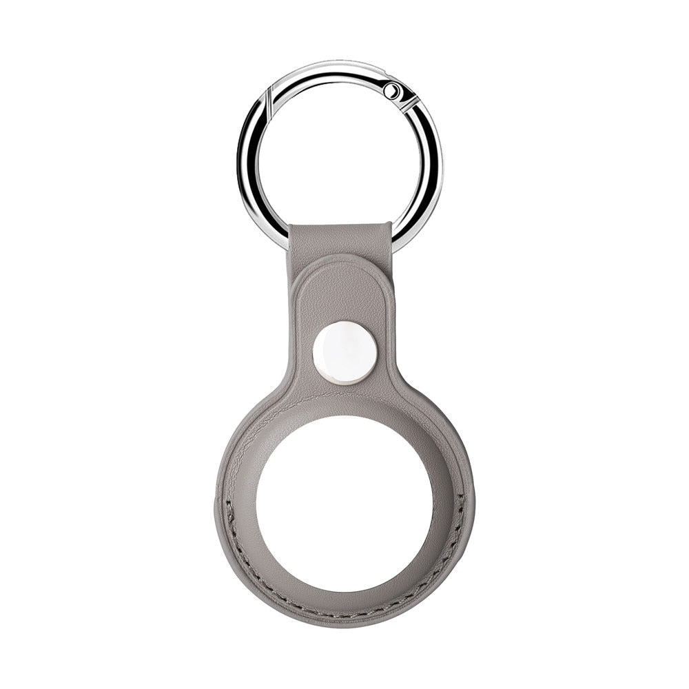 AirTag Luxuriöse Leder Keychain Schutzhülle