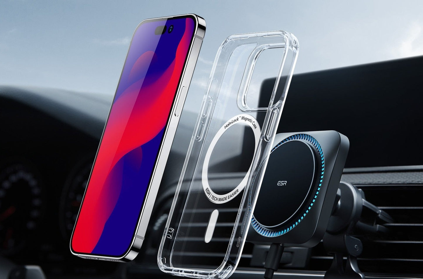 iPhone 14 Pro Max Transparente Case - GRATIS Display & Kameraschutz