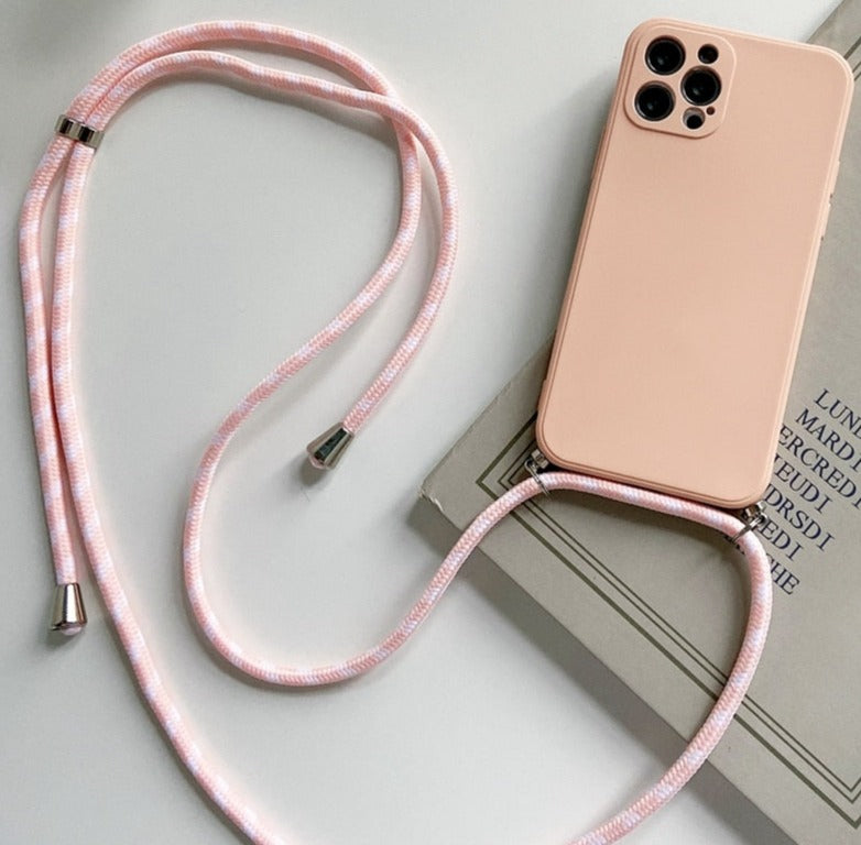 iPhone 14 Pro Crossbody Handykette mit Schutzhülle
