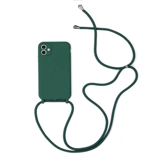 iPhone 15 Plus Crossbody Handykette mit Schutzhülle