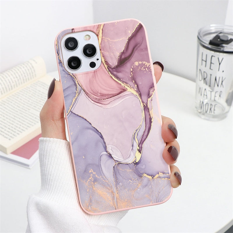 iPhone 14 Pro Max Marmor-Design Case