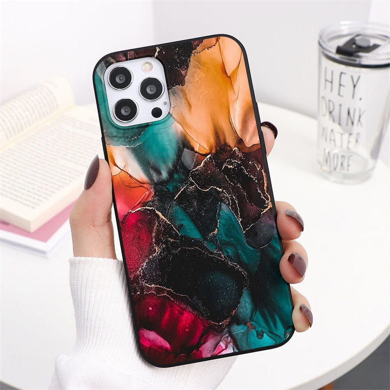 iPhone 14 Pro Max Marmor-Design Case